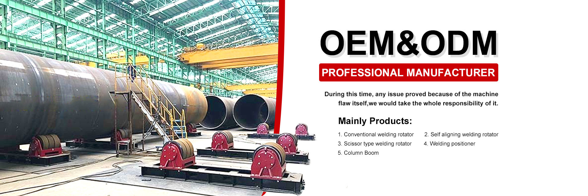 chất lượng Pipe Welding Rollers nhà máy